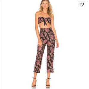 For love and lemons top and high waisted pants